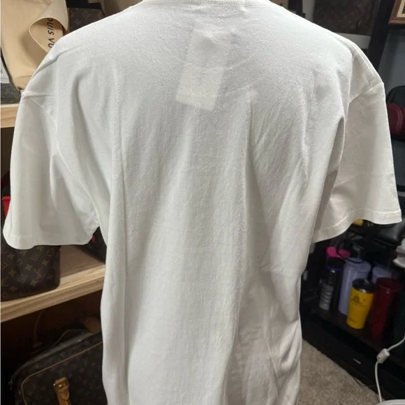 Miu Miu Classic White Short Sleeve Tee - Picture 4 of 5